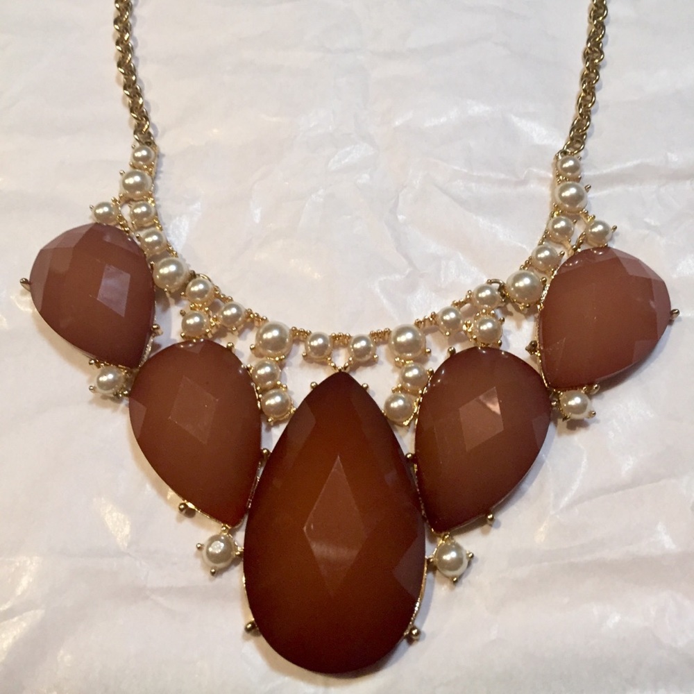 Gold bib bracelet